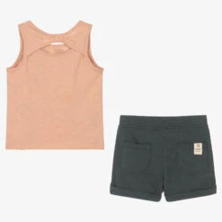 Boboli Girls Pink & Grey Cotton Shorts Set 7 Boboli Girls Pink & Grey Cotton Shorts Set -Deals Whimsy Collection Store boboli girls pink grey cotton shorts set 489047 a39c243aac1a067bff2263663789d5d8479778e4