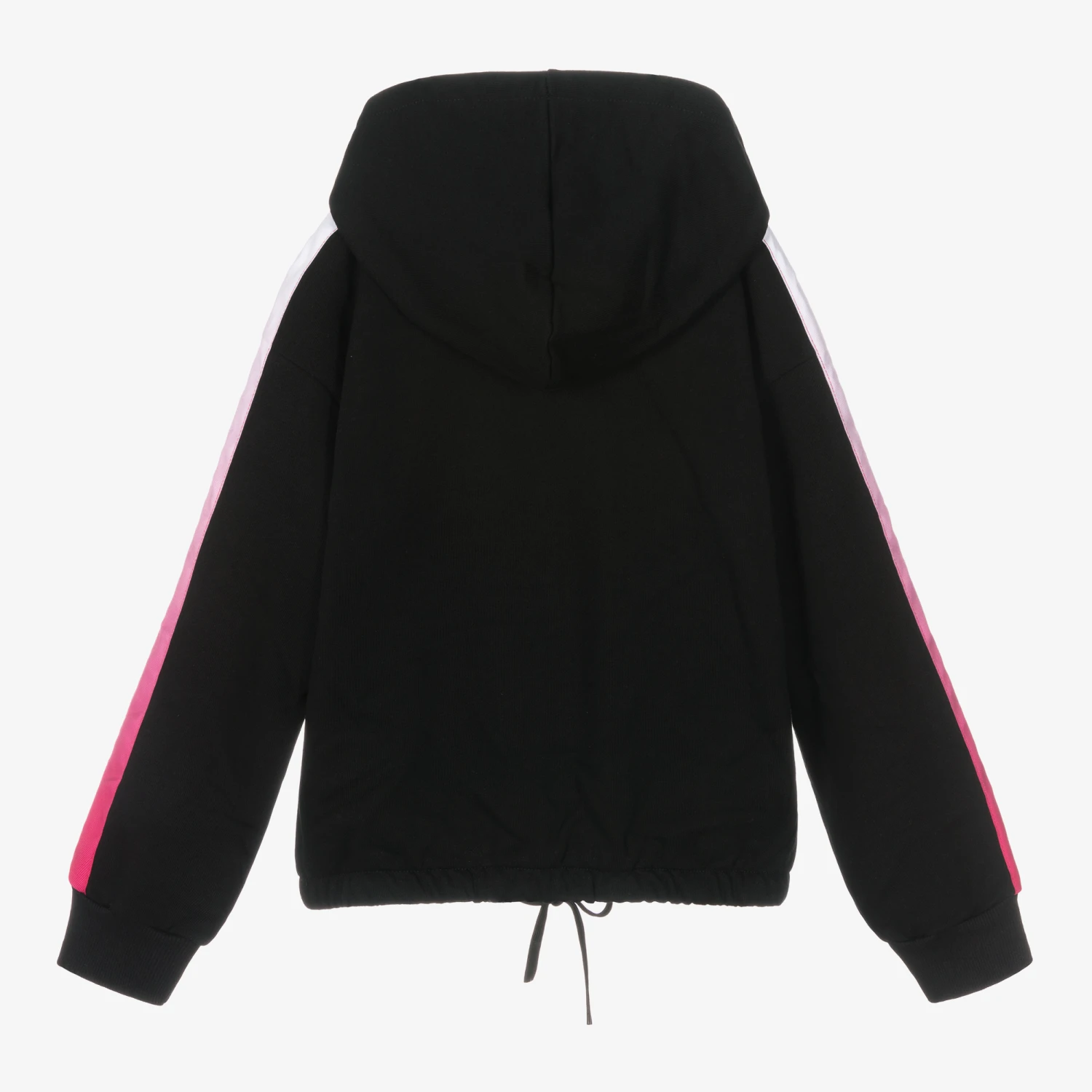 Byblos Girls Black Cotton Logo Hoodie 2 Byblos Girls Black Cotton Logo Hoodie - Image 2