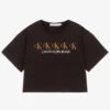 Calvin Klein Jeans Black Cotton Logo T-Shirt