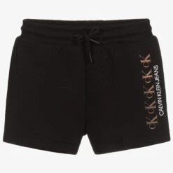 Calvin Klein Jeans Black Organic Cotton Shorts