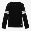 Calvin Klein Jeans Girls Black Cotton Sweater