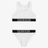 Calvin Klein Girls White Logo Bikini