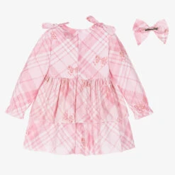 Caramelo Kids Girls Pink Check Dress Set -Deals Whimsy Collection Store caramelo kids girls pink check dress set 475772 44e81b8e4a7c61f92eb573c211b6f99047ca855c