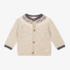 Carrement Beau Carrément Beau Beige Fair Isle Cardigan