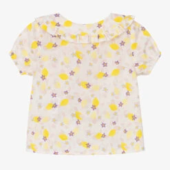 Carrement Beau Carrément Beau Girls White Cotton Lemon & Flower Blouse -Deals Whimsy Collection Store carrement beau girls white cotton lemon flower blouse 501268 e28477d3ad99a3b14075167cac49571c665461f4