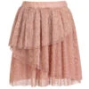 Carrement Beau Carrément Beau Glittery Pink Tulle Skirt