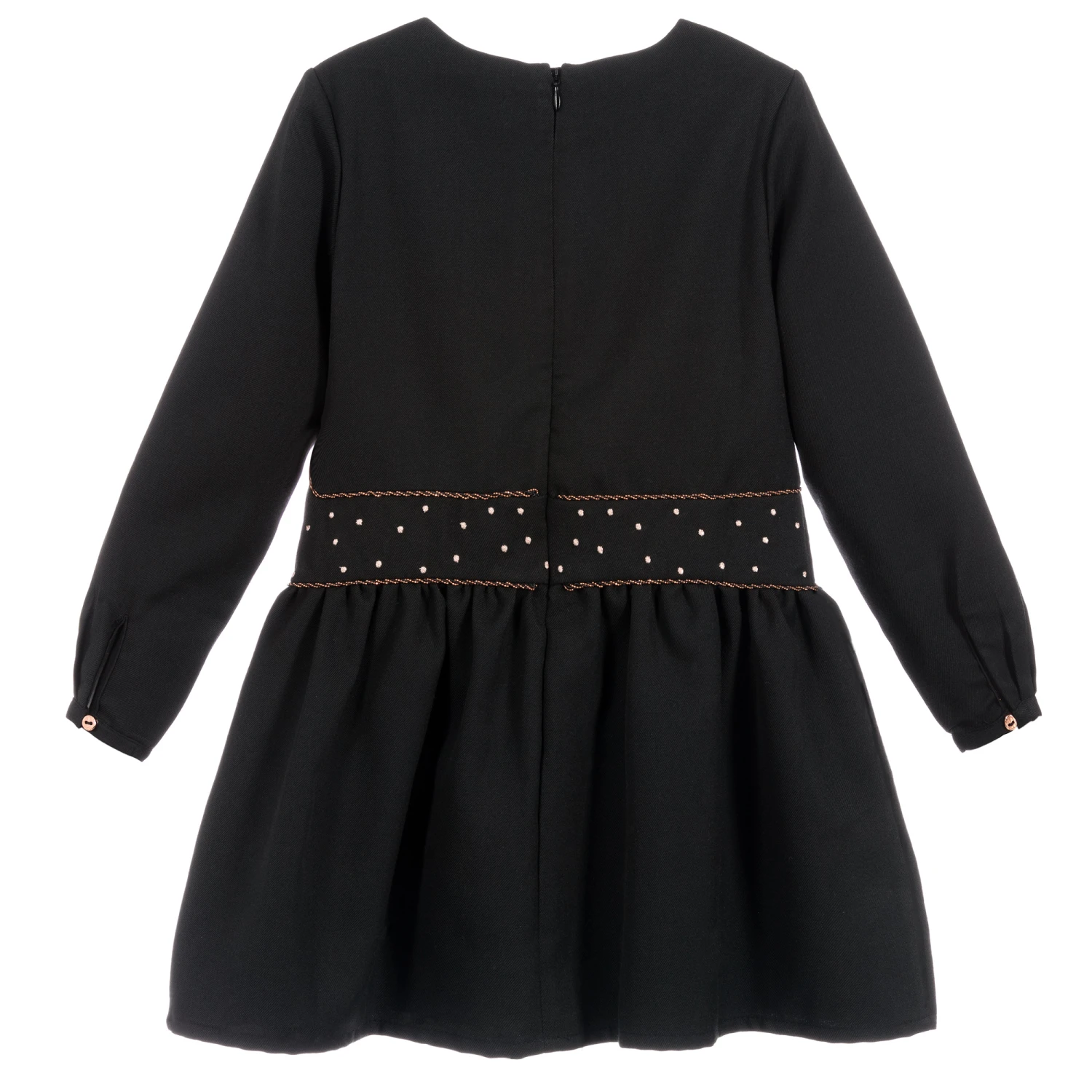 Carrement Beau Carrément Beau Grey Viscose Swan Dress 3 Carrement Beau Carrément Beau Grey Viscose Swan Dress - Image 3