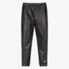 Chiara Ferragni Kids Girls Faux Leather Leggings