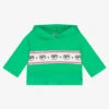 Chiara Ferragni Kids Girls Green Cropped Logo Hoodie