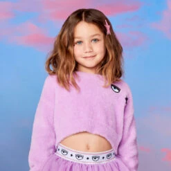 Chiara Ferragni Kids Girls Purple Eyestar Sweater -Deals Whimsy Collection Store chiara ferragni kids girls purple eyestar sweater 463662 9f26bff51a1b75b5d40470176c01c63ee7d59aa6 outfit