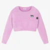 Chiara Ferragni Kids Girls Purple Eyestar Sweater