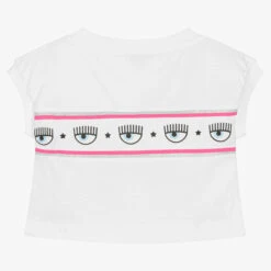 Chiara Ferragni Kids Girls White Cropped Logo T-shirt -Deals Whimsy Collection Store chiara ferragni kids girls white cropped logo t shirt 487853 58ed6dd66b00dd8780dded1b73ab9ba7ad8dda34