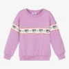 Chiara Ferragni Kids Purple Cotton Logo Sweatshirt