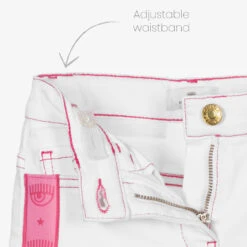 Chiara Ferragni Kids White Denim Logo Tape Jeans -Deals Whimsy Collection Store chiara ferragni kids white denim logo tape jeans 436086 f7a3edeedf774fa9b2a5f45e704d3ebe63c39e32