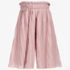 Childrensalon Occasions Girls Pink Pleated Cullottes