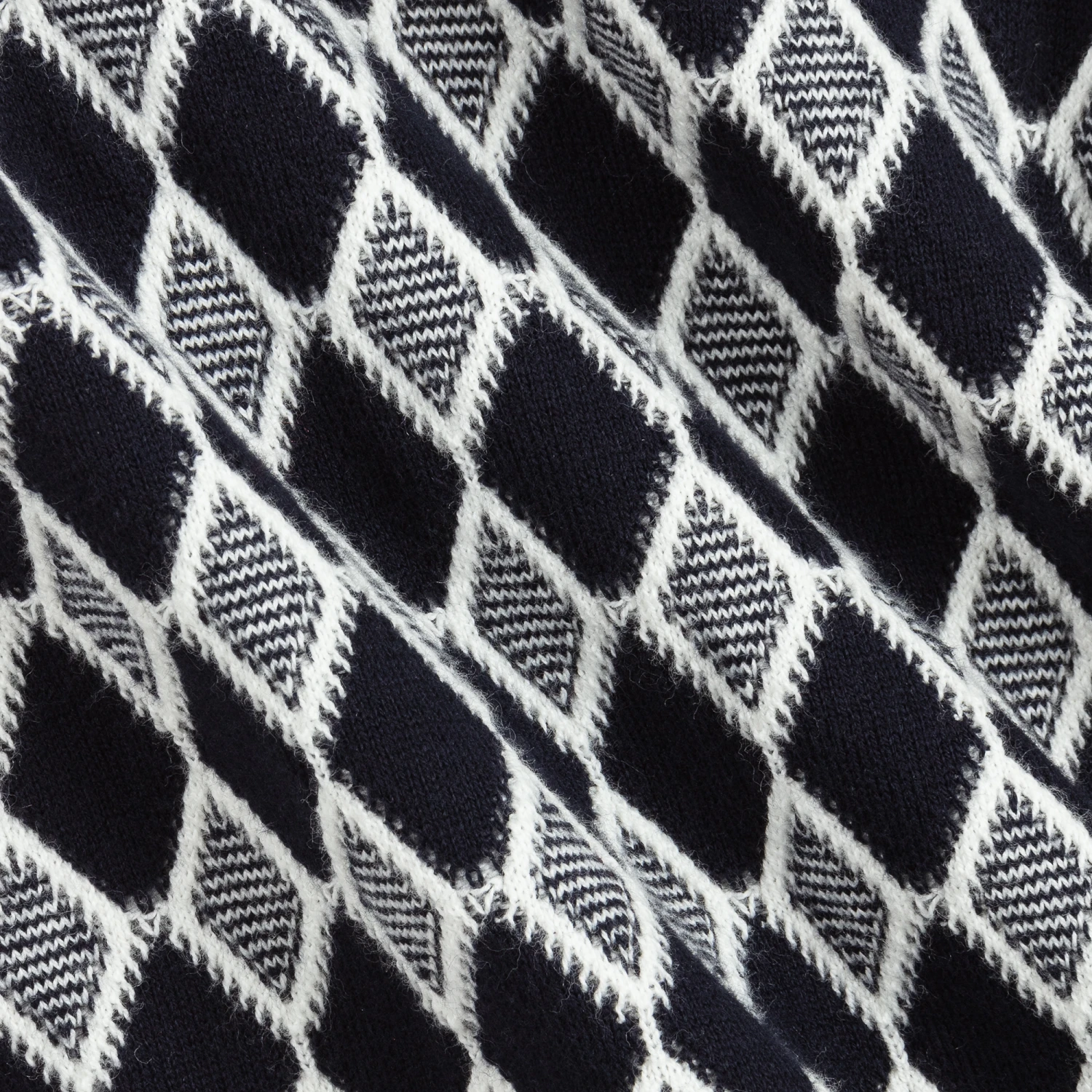 Chloé Blue & White Knitted Roll Neck 4 Chloé Blue & White Knitted Roll Neck - Image 4