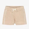 Chloé Girls Beige Lace Trim Shorts