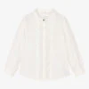 Chloé Girls Ivory Cotton Blouse