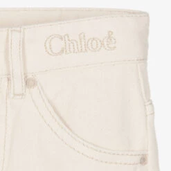 Chloé Girls Ivory Denim Wide Leg Jeans -Deals Whimsy Collection Store chloe girls ivory denim wide leg jeans 500251 fa2fe8bb3487f0c0559ca96c771ed8304a1e439c
