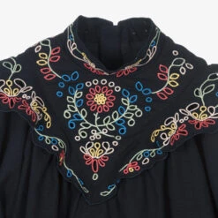 Chloé Girls Navy Blue Blouse -Deals Whimsy Collection Store chloe girls navy blue blouse 469537 7f6ccf04fa6dbbe6480fc32b16336fb9e3ef1dfe