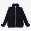 Chloé Girls Navy Blue Cotton Zip-Up Top