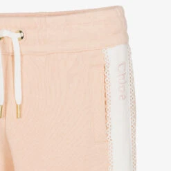 Chloé Girls Pale Pink Cotton Joggers -Deals Whimsy Collection Store chloe girls pale pink cotton joggers 500317 f12cd1a35150499866c36cbafaeb9888ff06d6a8