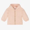 Chloé Girls Pink Zip-Up Hoodie