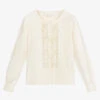Chloé Ivory Guipure Lace Cardigan