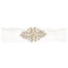 Cute Cute Crystal & Ivory Lace Headband