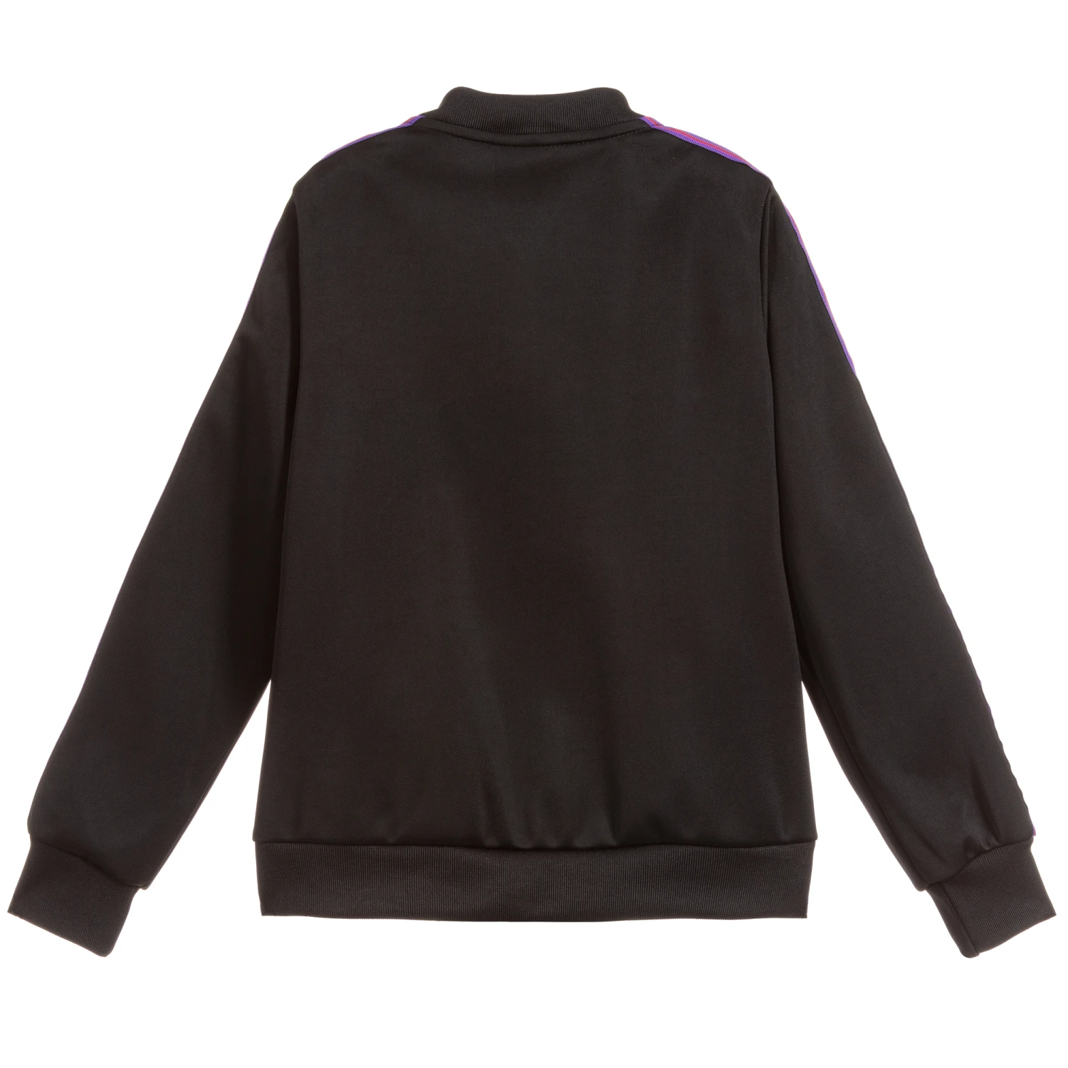 Diadora Black Jersey Zip-Up Top 2 Diadora Black Jersey Zip-Up Top - Image 2