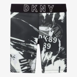 DKNY Black & Grey Collage Shorts