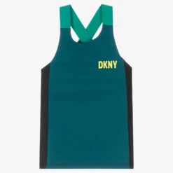 DKNY Blue Sporty Logo Top