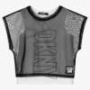 DKNY Girls Black & White 2-in-1 Logo T-Shirt