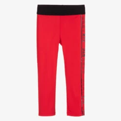 DKNY Girls Red Logo Leggings