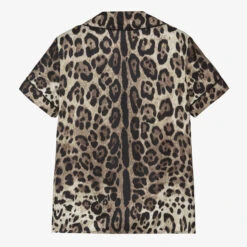 Dolce & Gabbana Girls Brown Silk Leopard Print Shirt -Deals Whimsy Collection Store dolce gabbana girls brown silk leopard print shirt 486574 921d91af801514a06b1f0bb7f55a14f77b231097