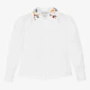 Dolce & Gabbana White Cotton Smemo Blouse