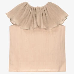Donsje Girls Beige Plissé Ruffle Blouse 4 Donsje Girls Beige Plissé Ruffle Blouse -Deals Whimsy Collection Store donsje girls beige plisse ruffle blouse 486321 d3db3e86a7c26d8dc8dac4dd1d32dde01d428cc1