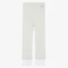 Donsje Girls Pale Grey Organic Cotton Leggings