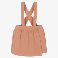 Donsje Girls Pink Skort With Shoulder Straps