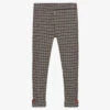 Dr. Kid Black Houndstooth Leggings