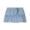 Dr. Kid Blue Cotton Chambray Skirt