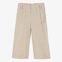 Dr. Kid Girls Beige Linen Wide Leg Trousers 5 Dr. Kid Girls Beige Linen Wide Leg Trousers -Deals Whimsy Collection Store dr kid girls beige linen wide leg trousers 495563 8c7da4669773ab2df8b595310400958f33d3bd19