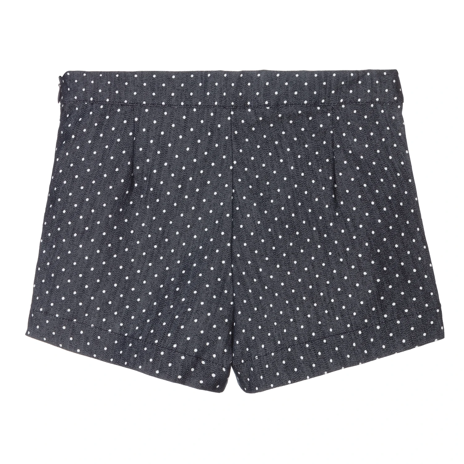 Dr. Kid Girls Blue Cotton Shorts 2 Dr. Kid Girls Blue Cotton Shorts - Image 2