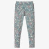 Dr. Kid Girls Blue Floral Leggings