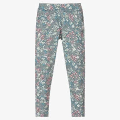 Dr. Kid Girls Blue Floral Leggings