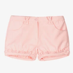Dr. Kid Girls Pink Viscose Blend Shorts