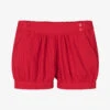 Dr. Kid Girls Red Cotton Shorts