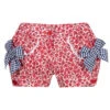 Dr. Kid Red Floral Cotton Shorts