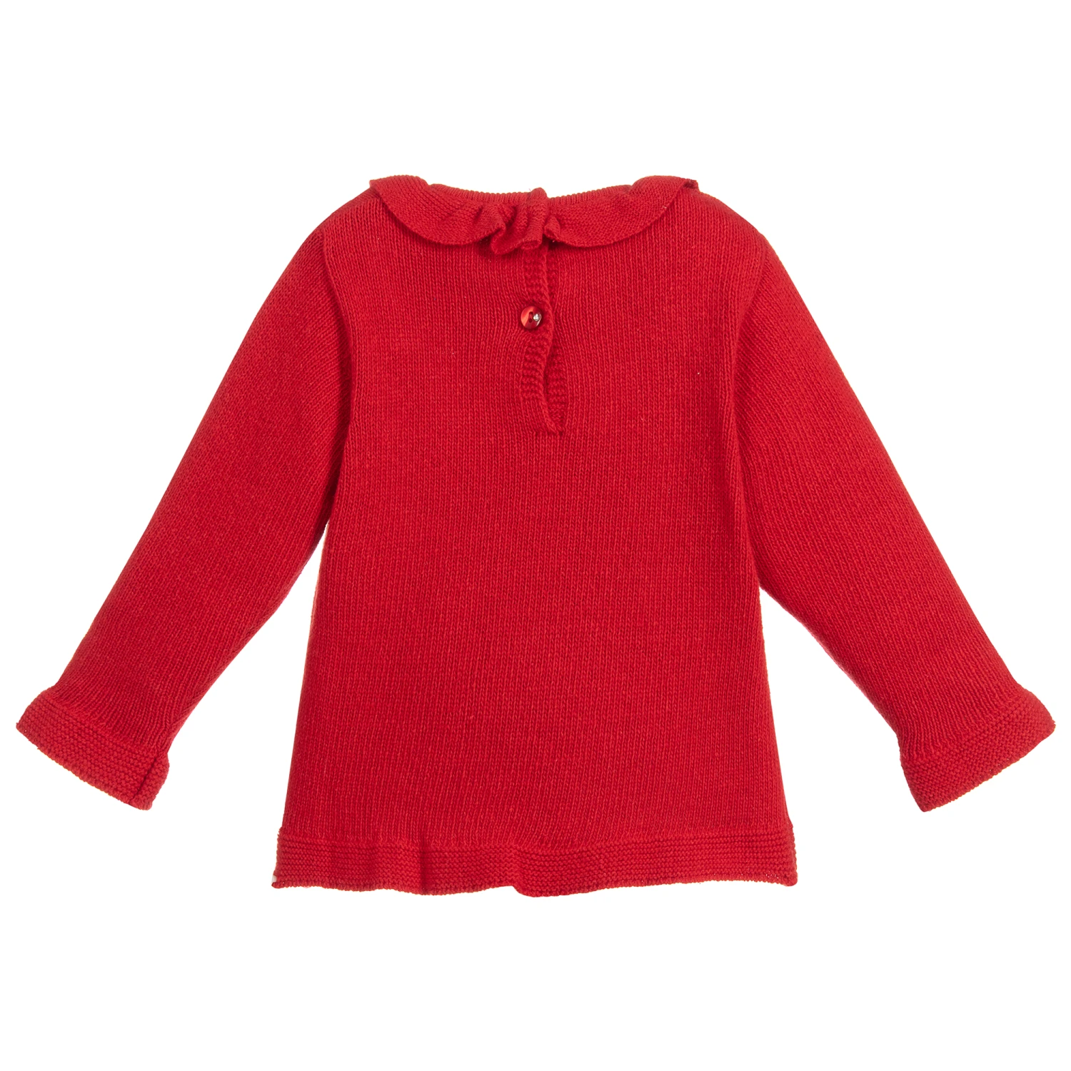 Dr. Kid Red Teddy Knitted Sweater 2 Dr. Kid Red Teddy Knitted Sweater - Image 2