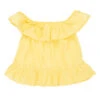 Dr. Kid Yellow Broderie Anglaise Top